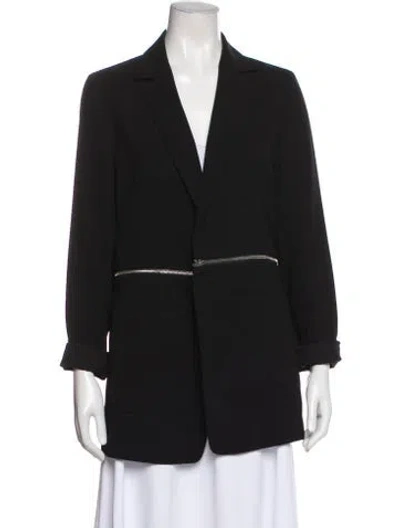 Pre-owned Alexander Wang T Blazer In Black