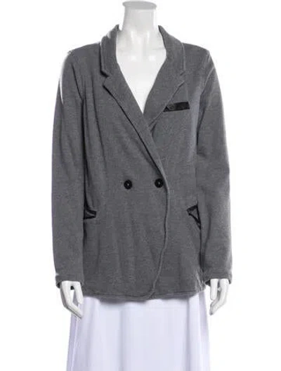 Pre-owned Alexander Wang T Blazer In Gray
