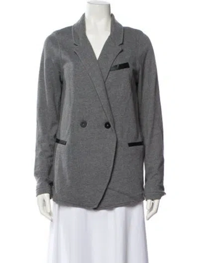 Pre-owned Alexander Wang T Blazer In Gray