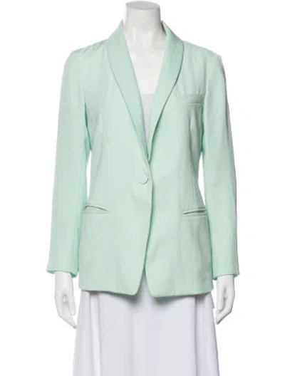Pre-owned Alexander Wang T Blazer In Green