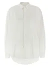 Alexander Wang T T By Alexander Wang White Oxford Cotton Boyfriend Shirt