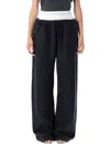 Alexander Wang T T By Alexander Wang Brief-waistband Sweatpants In Black