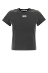 Alexander Wang Dark Grey Cotton T-shirt In Gray