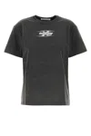 Alexander Wang Dark Grey Cotton T-shirt In Gray