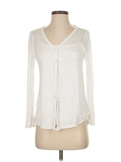 Pre-owned Alexander Wang T Cardigan Sweater In White