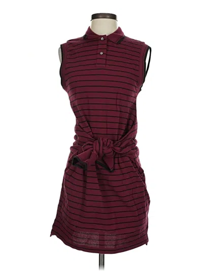Pre-owned Alexander Wang T Casual Dress In Burgundy