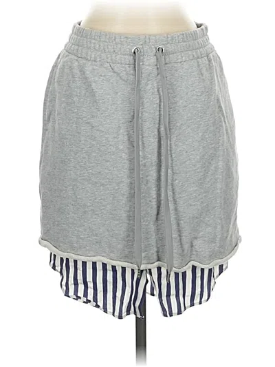 Pre-owned Alexander Wang T Casual Skirt In Gray