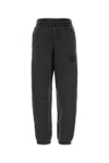 Alexander Wang T Charcoal Cotton Blend Joggers In Fadedblack