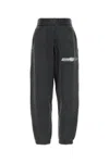 Alexander Wang T T By Alexander Wang Charcoal Cotton Joggers