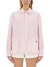 Alexander Wang T T By Alexander Wang Shirts In Pink