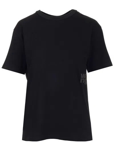 Alexander Wang T Cotton T-shirt In Black