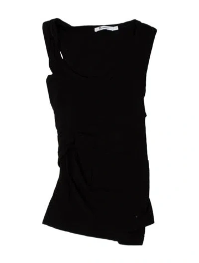 Pre-owned Alexander Wang T Cowl Neck Sleeveless Tunic In Brown