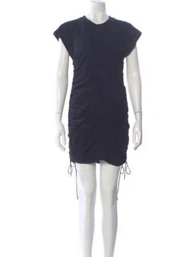 Pre-owned Alexander Wang T Crew Neck Midi Length Dress In Blue