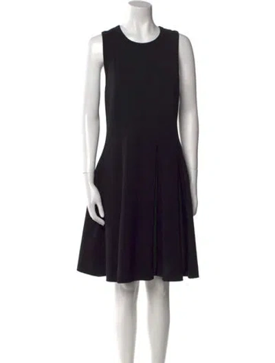 Pre-owned Alexander Wang T Crew Neck Mini Dress In Black