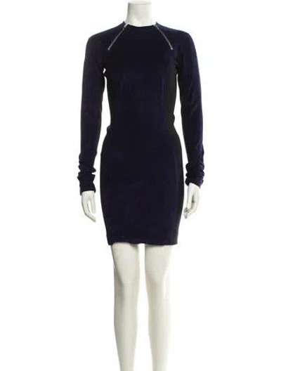 Pre-owned Alexander Wang T Crew Neck Mini Dress In Multi