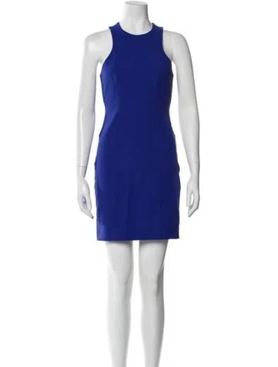 Pre-owned Alexander Wang T Crew Neck Mini Dress In Multi