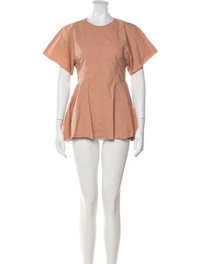 Pre-owned Alexander Wang Crew Neck Mini Dress In Orange