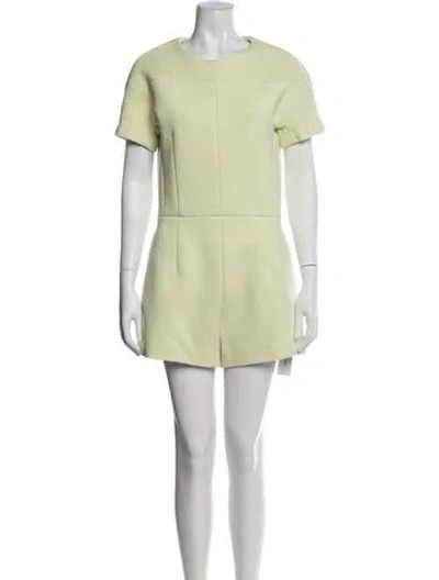 Pre-owned Alexander Wang T Crew Neck Romper In Yellow