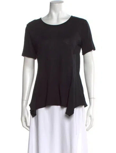 Pre-owned Alexander Wang T Crew Neck Short Sleeve T-shirt In Black
