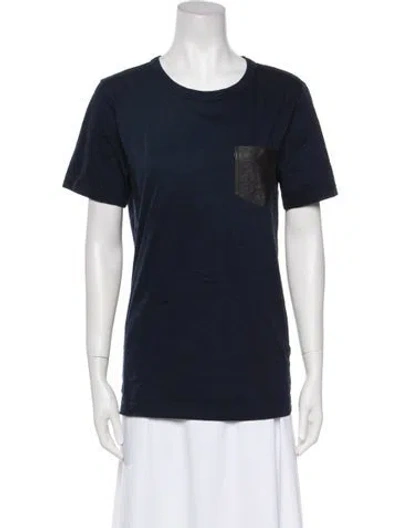 Pre-owned Alexander Wang T Crew Neck Short Sleeve T-shirt In Blue