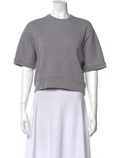 Pre-owned Alexander Wang T Crew Neck Short Sleeve T-shirt In Gray