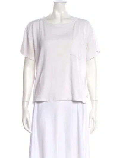 Pre-owned Alexander Wang T Crew Neck Short Sleeve T-shirt In White