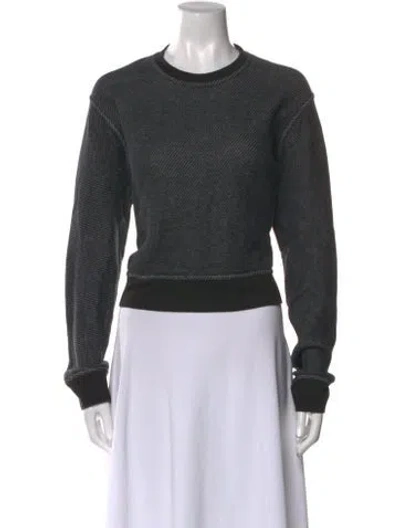 Pre-owned Alexander Wang T Crew Neck Sweater In Black