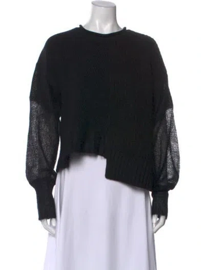 Pre-owned Alexander Wang T Crew Neck Sweater In Black