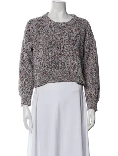 Pre-owned Alexander Wang T Crew Neck Sweater In White