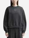Alexander Wang T Crewneck Sweatshirt With Hotfix Logo