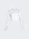 Alexander Wang T Cropped Layered Overshirt