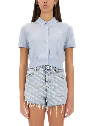 Alexander Wang T T By Alexander Wang Short Bite In Blue