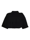 Alexander Wang T T By Alexander Wang Deconstructed Polo In Black
