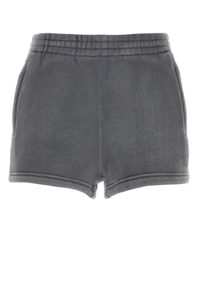 Alexander Wang T T By Alexander Wang Shorts In Grey