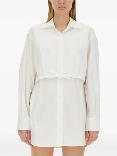 Alexander Wang T Alexanderwang.t Cotton T-shirt Dress In White