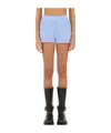 Alexander Wang T Elastic Waist Shorts In Multicolor