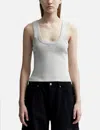 ALEXANDER WANG T EMBOSSED LOGO TANK TOP