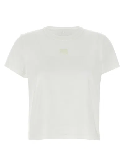 Alexander Wang T Essential Jsy Shrunk T-shirt In White