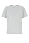 Alexander Wang T T By Alexander Wang Melange Light Grey Cotton T-shirt
