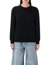 Alexander Wang T Black Puff Long Sleeve T-shirt In Black