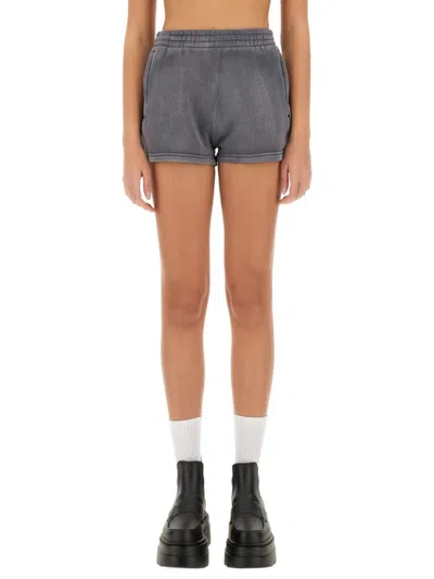 ALEXANDER WANG T ESSENTIAL" SHORTS