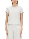 Alexander Wang T Alexanderwang. T Essential Shrunk T-shirt In Lightheathergrey