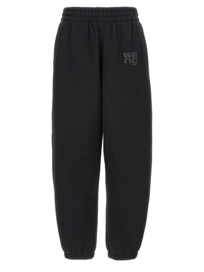 Alexander Wang T Essential Terry' Joggers In Black