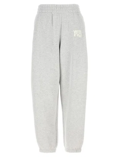 Alexander Wang T Essential Terry' Joggers In Gray