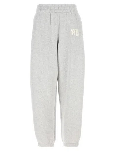 Alexander Wang T T By Alexander Wang Essential Terry' Joggers In Grey