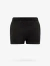 Alexander Wang T Essential Terry Shorts With Logo In Black
