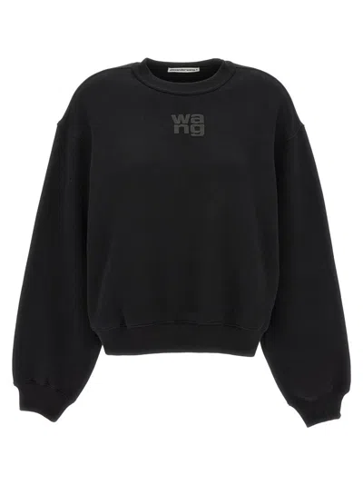 Alexander Wang T Essential Terry' Sweatshirt In Blue