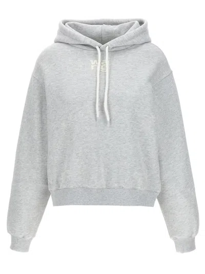 Alexander Wang T Essential Terry Sweatshirt In Gray