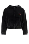 Alexander Wang T T By Alexander Wang Velour Sweatshirt