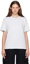 Alexander Wang T T By Alexander Wang Essential T-shirt In Lt Hthr Grey 050